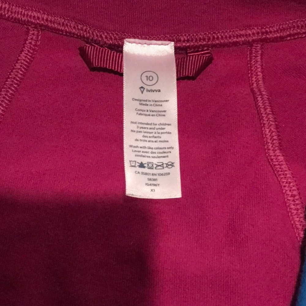 Girls Ivivva practice jacket - Picture 3 of 3